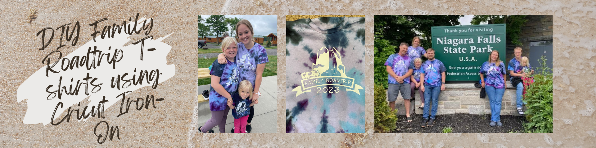 Creating Memorable DIY Family Roadtrip T-Shirts with Cricut Iron-on