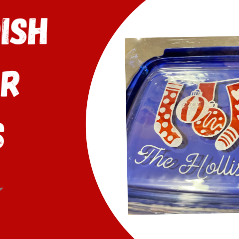 DIY Casserole Dish Etching for beginners