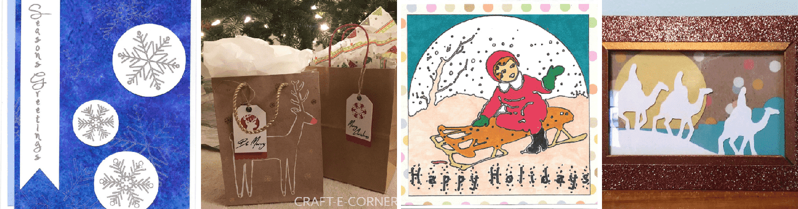 10 DIY Christmas Card and Gift Tag Ideas Using Cricut