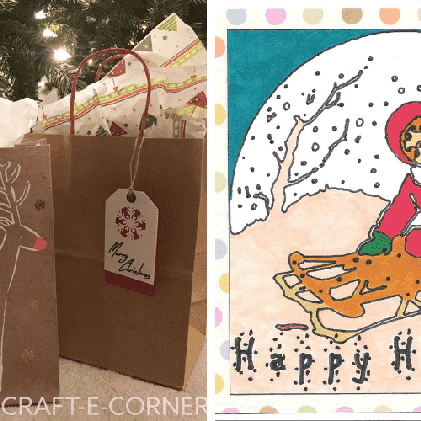 10 DIY Christmas Card and Gift Tag Ideas Using Cricut