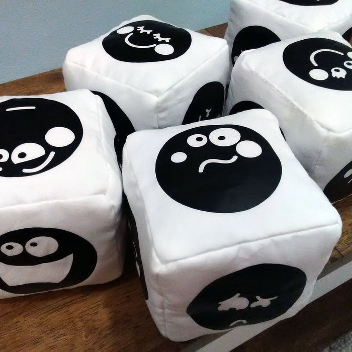 Fabric Baby Blocks Using Cricut Iron-On