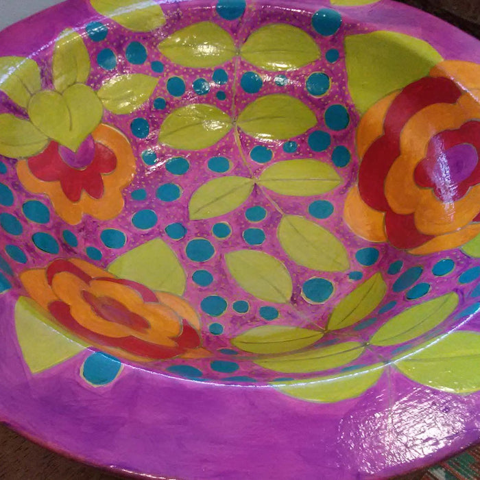 Hand Painted Bowl: Jump Start Cricut Pens