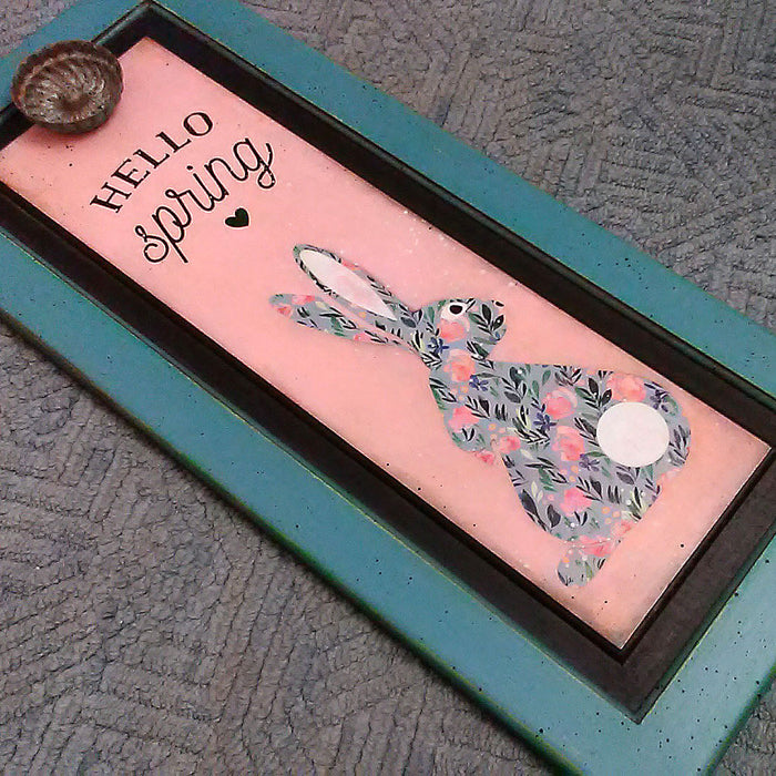 Hello Spring Vinyl Sign