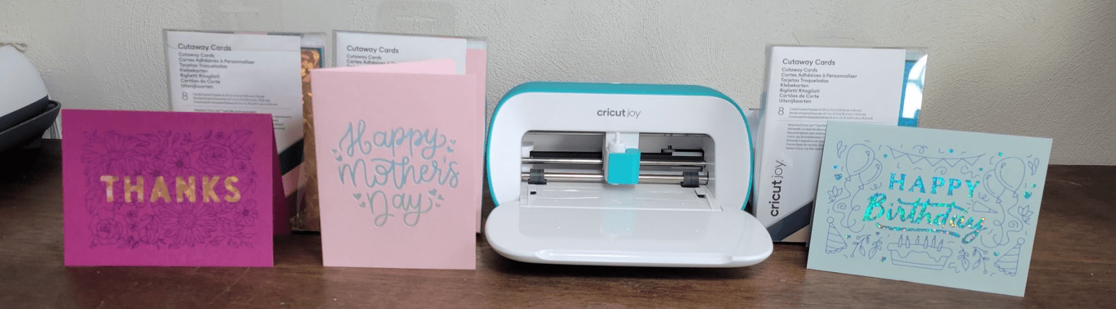 Cutaway Card with the Cricut Joy for Mother's Day