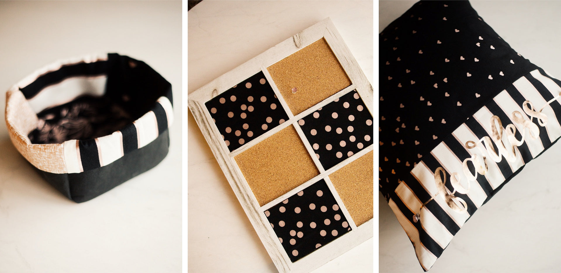 Dorm Décor using Cricut Fabric 3 Ways