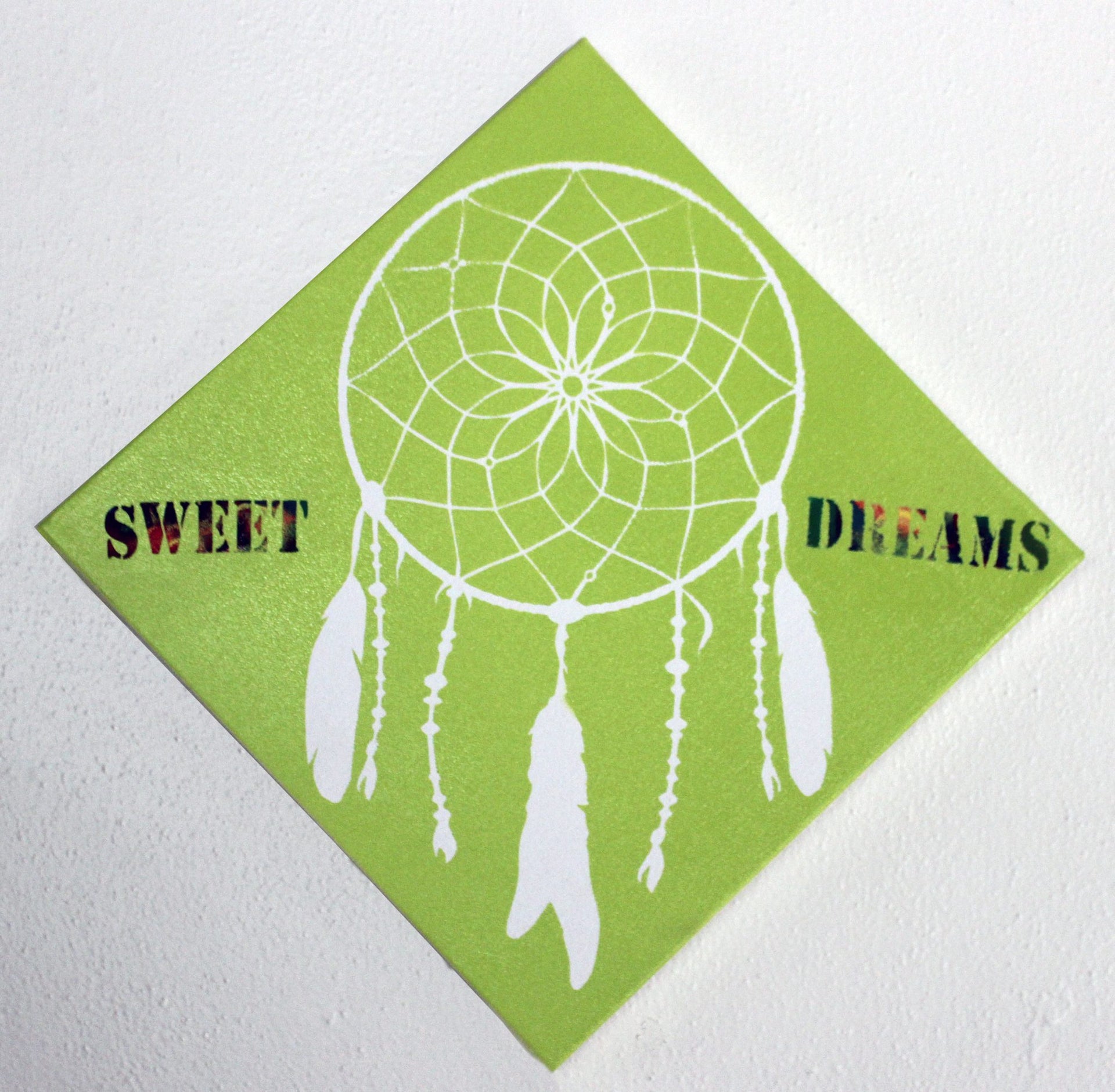 Design #5: Dream Catcher! (One Cut- Two Projects!) Using Vinyl as a Stencil (Project #2)