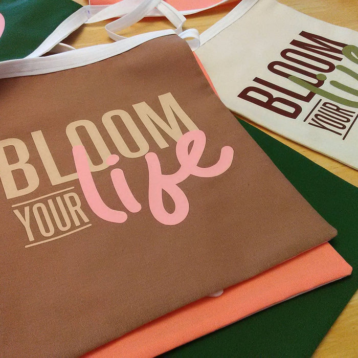 Delightful Spring Garden Flags Using Cricut Iron-On