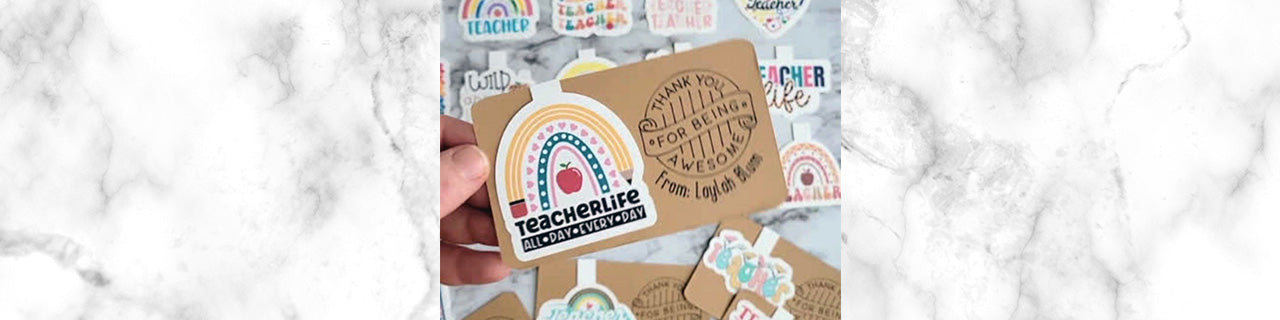 Teacher Magnetic Bookmark Gift Using Cricut Print Then Cut