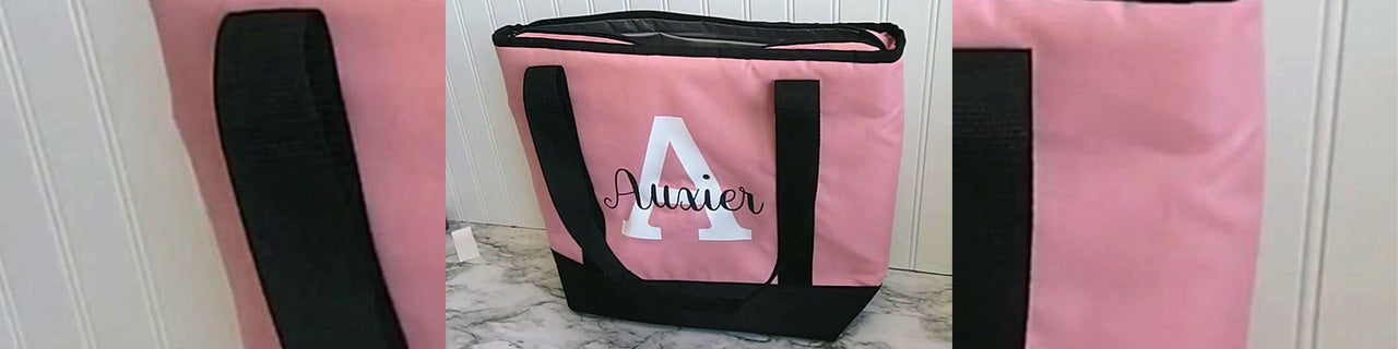Personalized Cooler Bag Using Cricut Iron-on