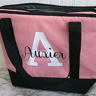 Personalized Cooler Bag Using Cricut Iron-on