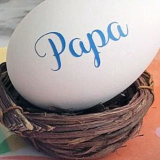 Easter Egg Place Cards Using Cricut Vinyl