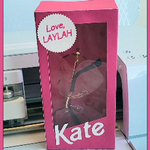 Barbie Party Favor Box Using Cricut