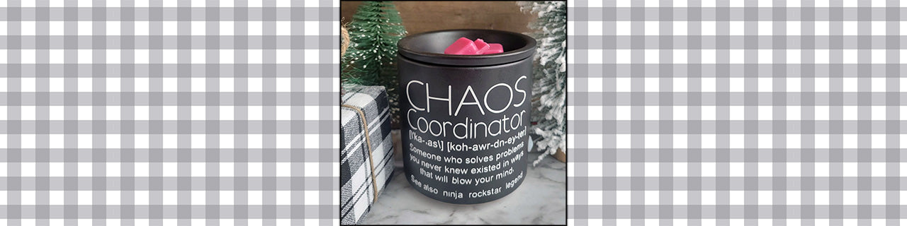 DIY Cricut Vinyl Gift: Wax Melts Pot for Boss Chaos Coordinator