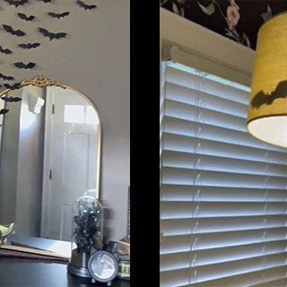 Halloween Paper Bat Decorations Using Cricut