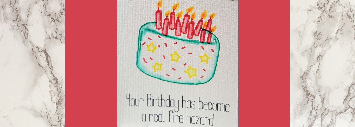 Watercolor Birthday Card Using Cricut Watercolor Pens