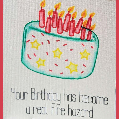Watercolor Birthday Card Using Cricut Watercolor Pens