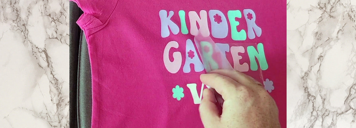 Back to School Kindergarten Vibes T-Shirt Using Cricut