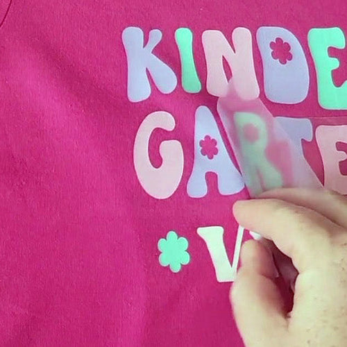 Back to School Kindergarten Vibes T-Shirt Using Cricut