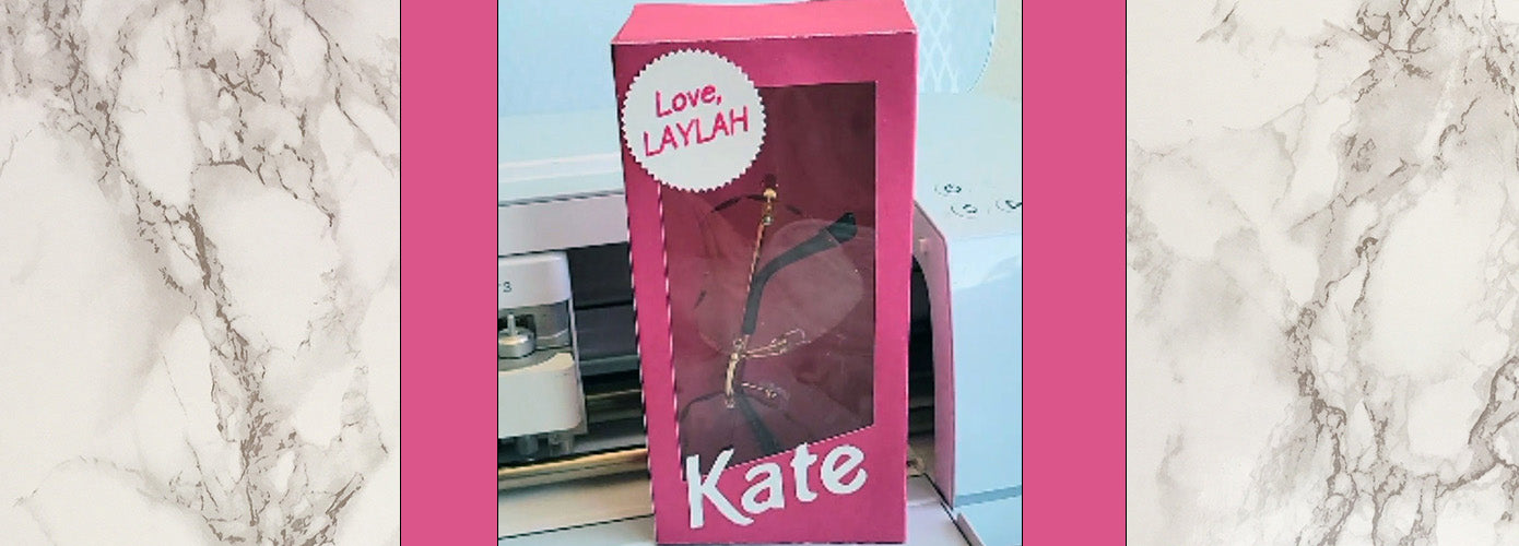 Barbie Party Favor Box Using Cricut