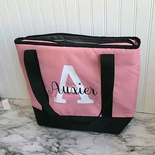 Personalized Cooler Bag Using Cricut Iron-on