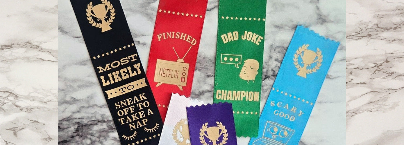 Ribbon Awards Using Cricut EasyPress Mini