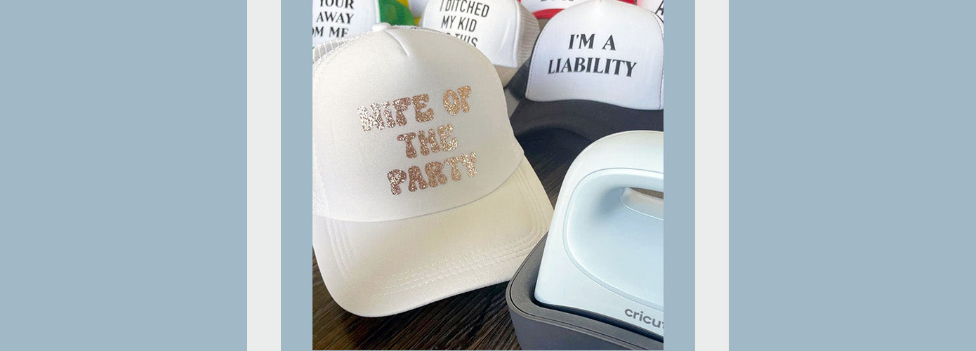 Bachelorette Party Hats Using Cricut Hat Press