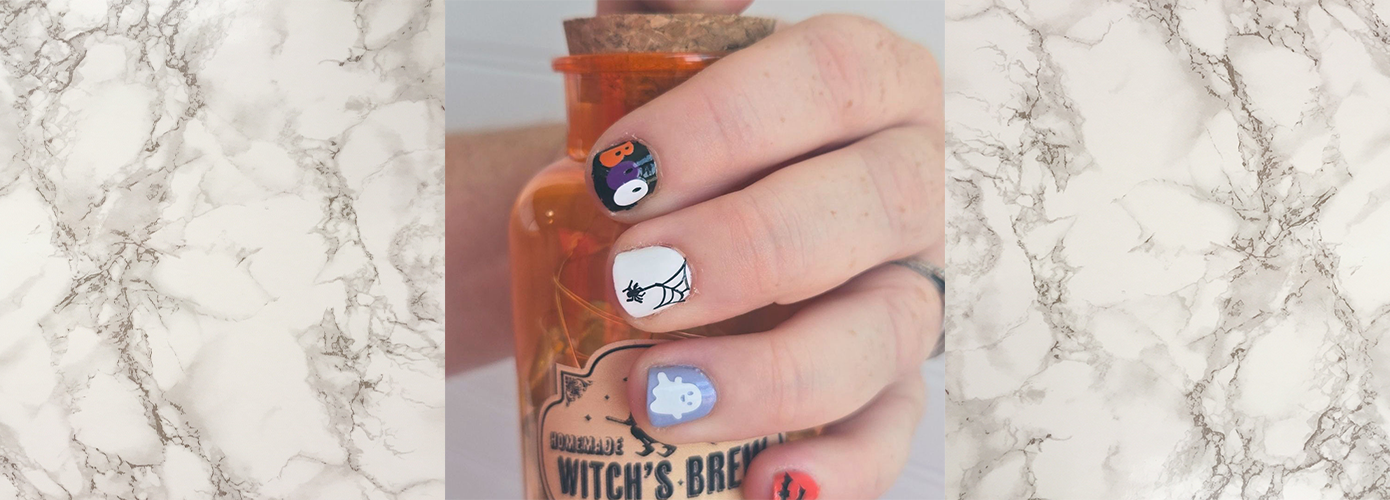 Halloween Nail Decals Using Cricut Vinyl