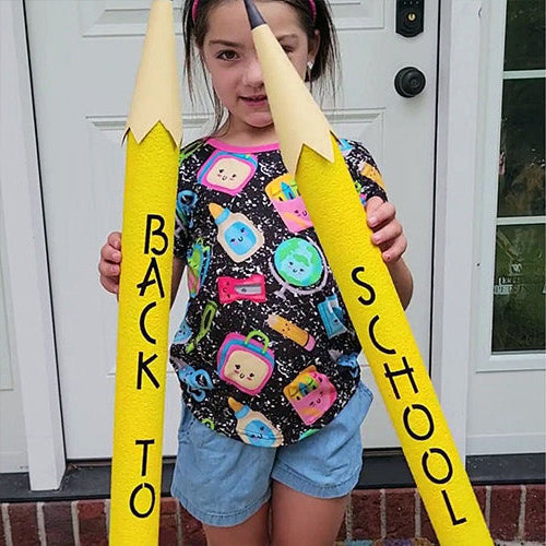 Back to School Cricut Classroom Decor: Giant Pencil