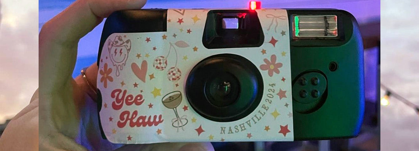 Disposable Camera Wrap Using Cricut Printable Vinyl