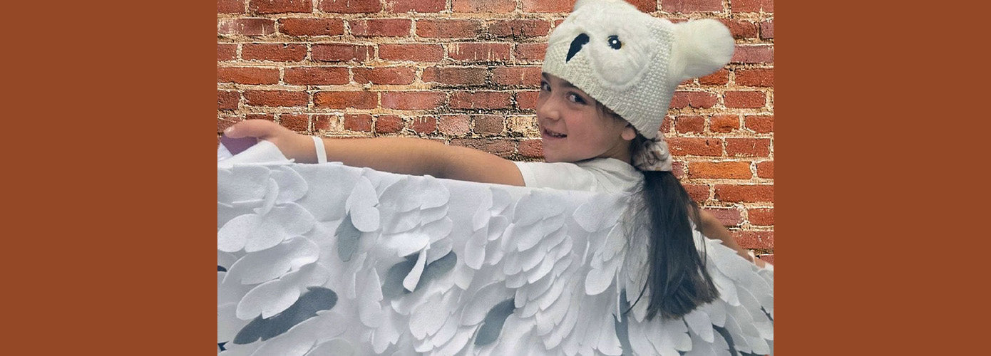 DIY Hedwig Owl Costume with Cricut Felt Feathers