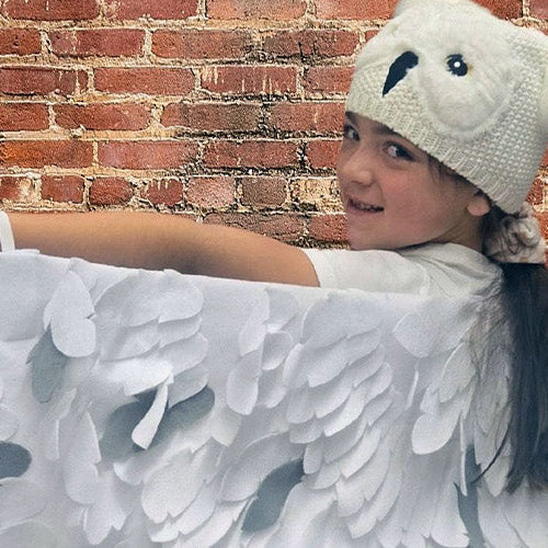 DIY Hedwig Owl Costume with Cricut Felt Feathers