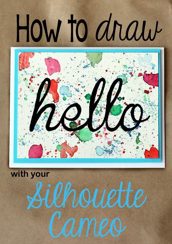 How to draw with your Silhouette Cameo