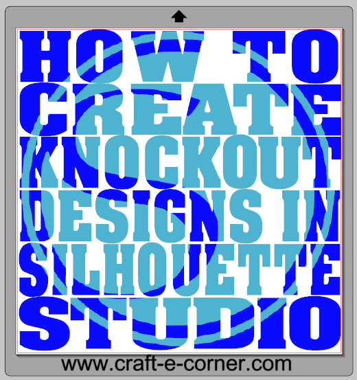 How to Create Knockout Designs in Silhouette Studio