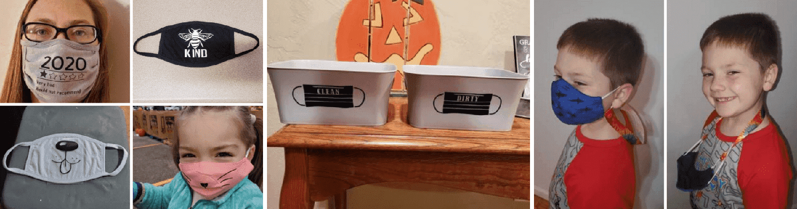 Fun Designs, Mask Buckets, and Ribbon Lanyard Using Cricut