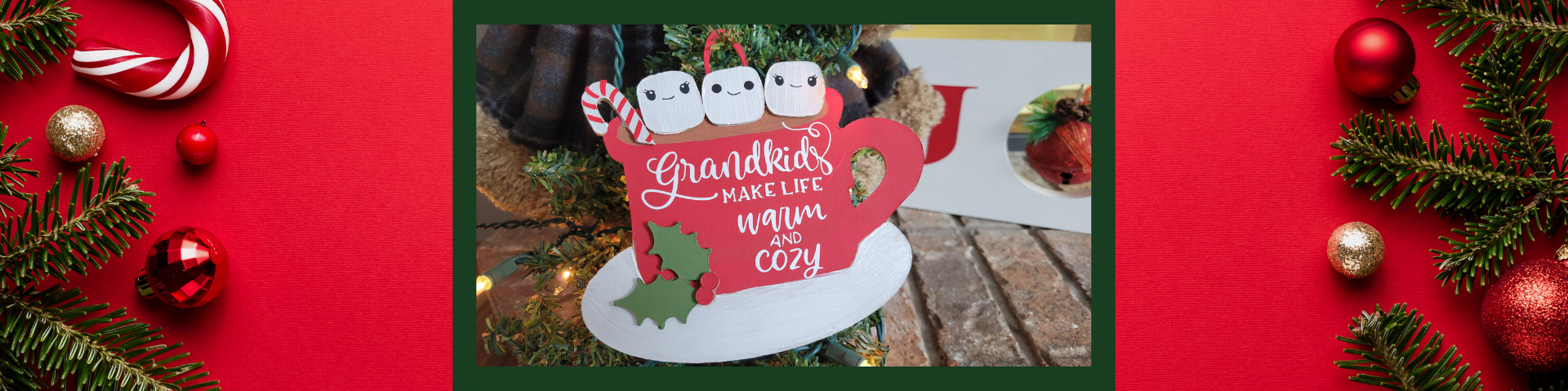 DIY Ornament with Cricut Chipboard