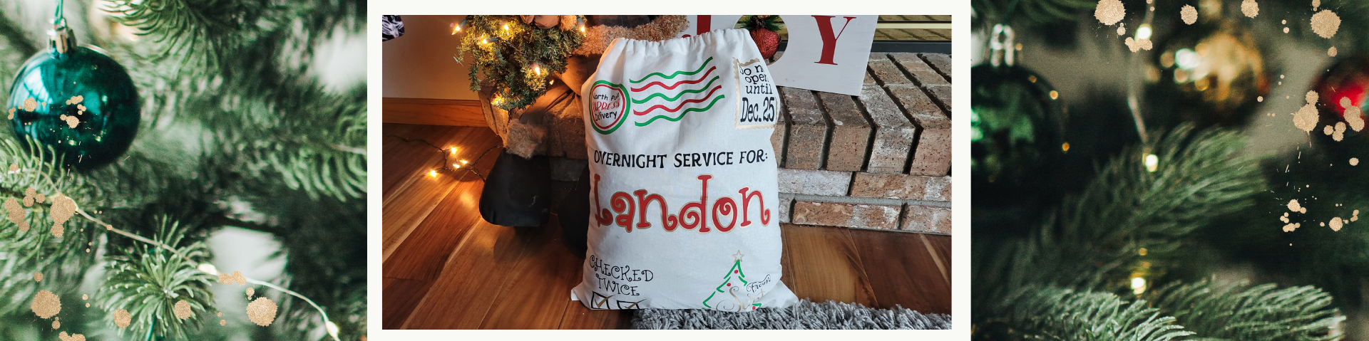 How to make a personalized Santa Sack with Cricut Smart Iron-On