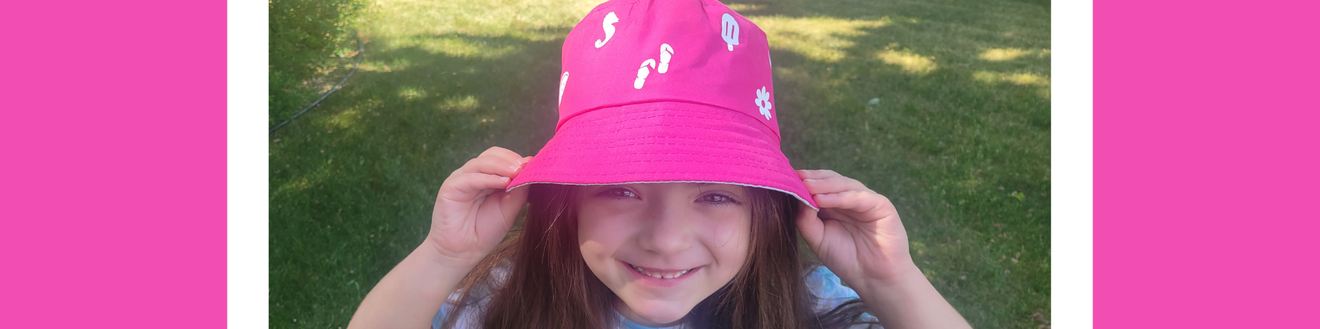 DIY Children's Summer Bucket // Cricut Hat Press Tutorial