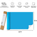 Cricut Premium Vinyl Rolls Bundle - Rainbow 15 Foot Adhesive Vinyl Rolls, 9 Count