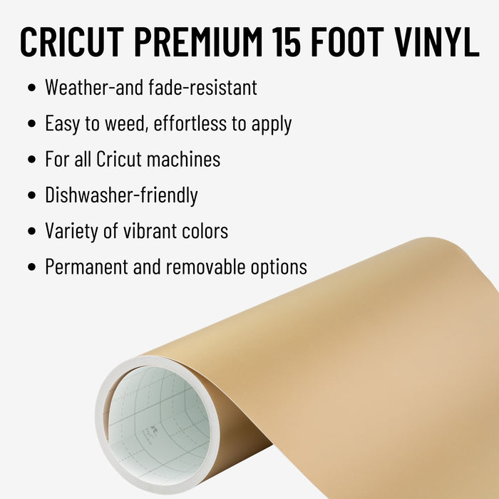 Cricut Ultimate Materials Bundle, 15ft Vinyl Rolls and Accessories for Cricut Explore Air & Maker, 150 Count