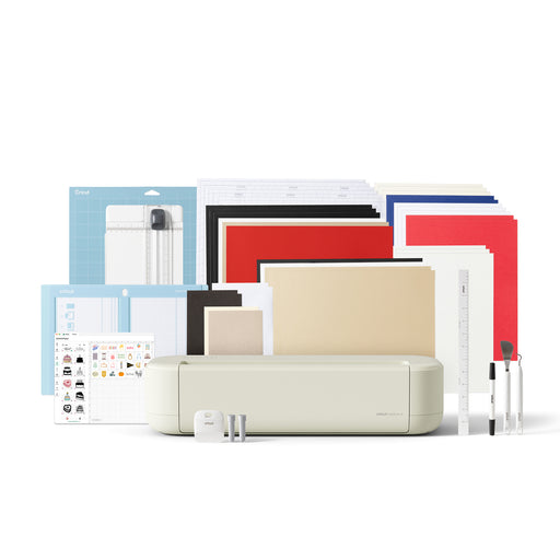 Cricut Explore 5 Smart Cutting Machine Essential Bundle, Taupe - USED
