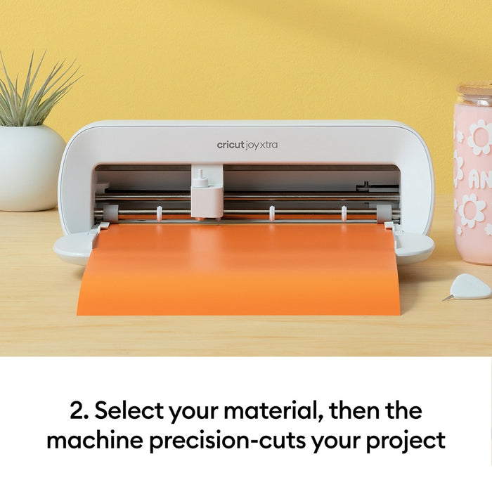 Cricut Joy Xtra Machine with Smart Vinyl Sampler Packs, Transfer Tape and Tool Set Bundle