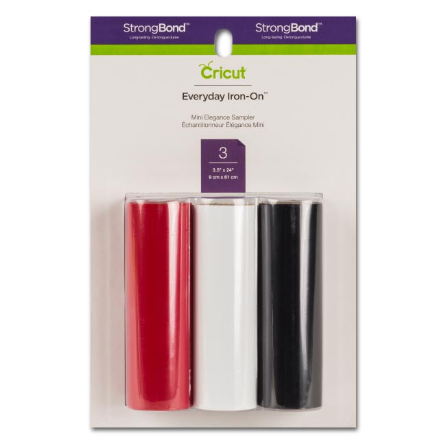 Cricut Everyday Iron-On Mini Sampler Heat Transfer Vinyl, Elegance