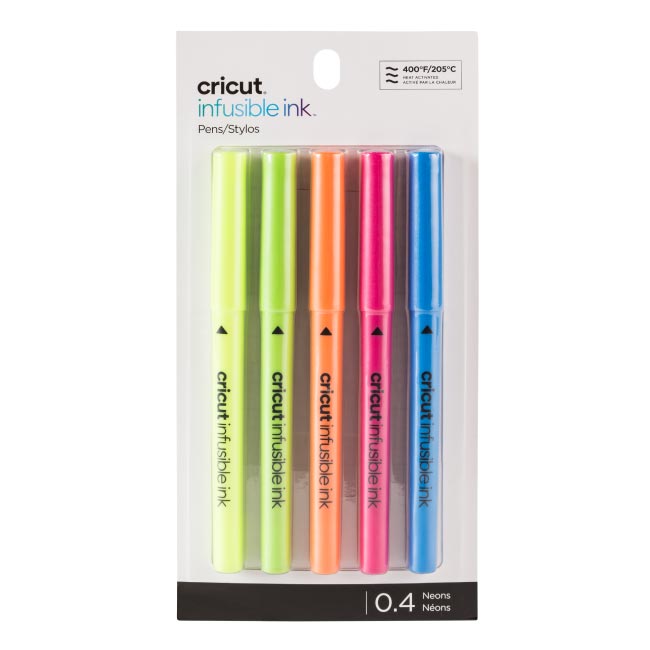 Cricut Infusible Ink Pens 0.4 , Neons 5 ct