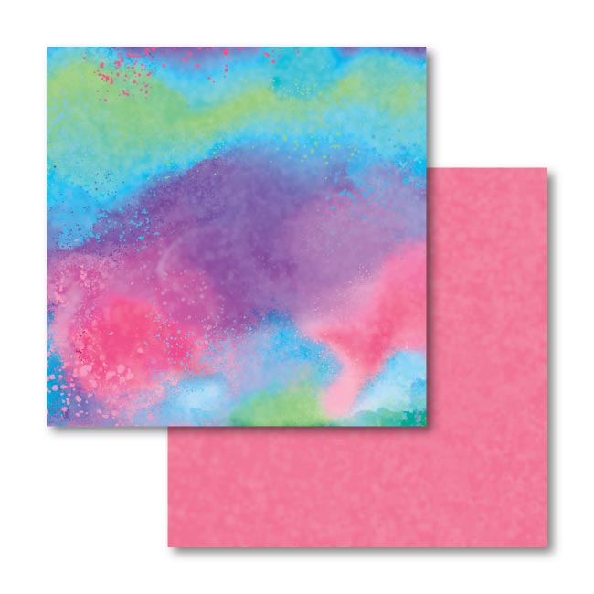 Cricut Infusible Ink Transfer Sheet Patterns Watercolor Splash - Damaged Package