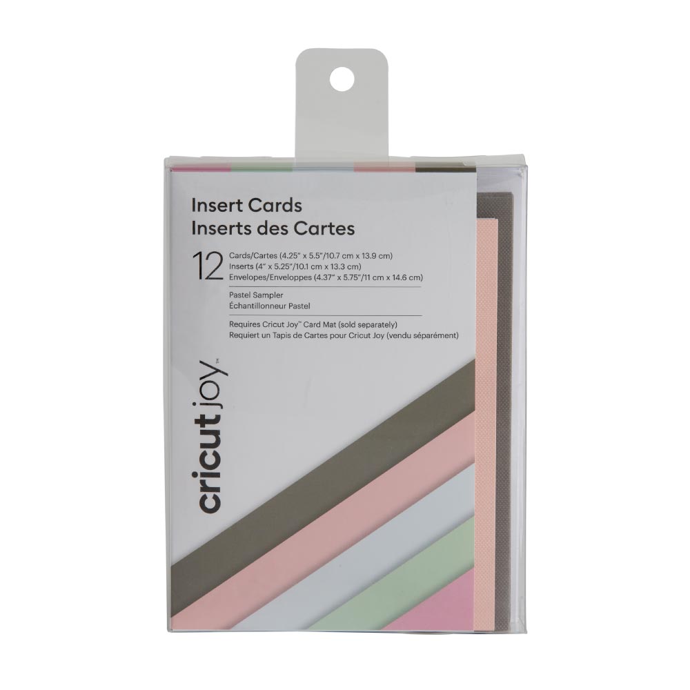 Cricut Joy Insert Cards - Pastel Sampler, 12 ct - Damaged Package