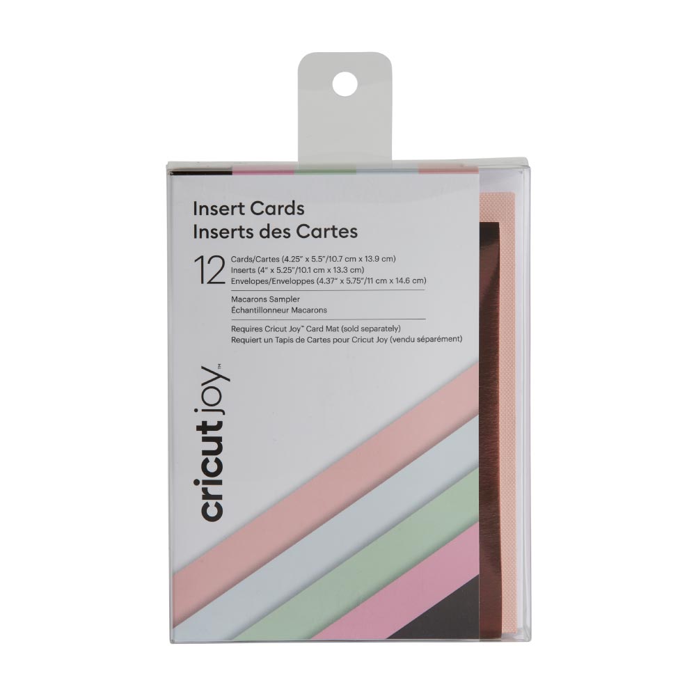 Cricut Joy Insert Cards - Macarons Sampler, 12 ct - Damaged Package