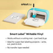 Cricut Joy Smart Label Writable Vinyl - Adhesive Decal Roll