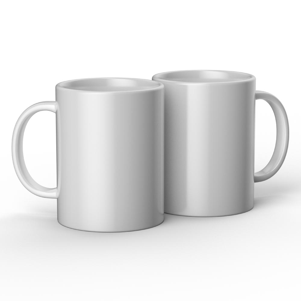 Cricut Ceramic Mug Blank, White - 15 oz/425 ml 2 ct - Damaged Package