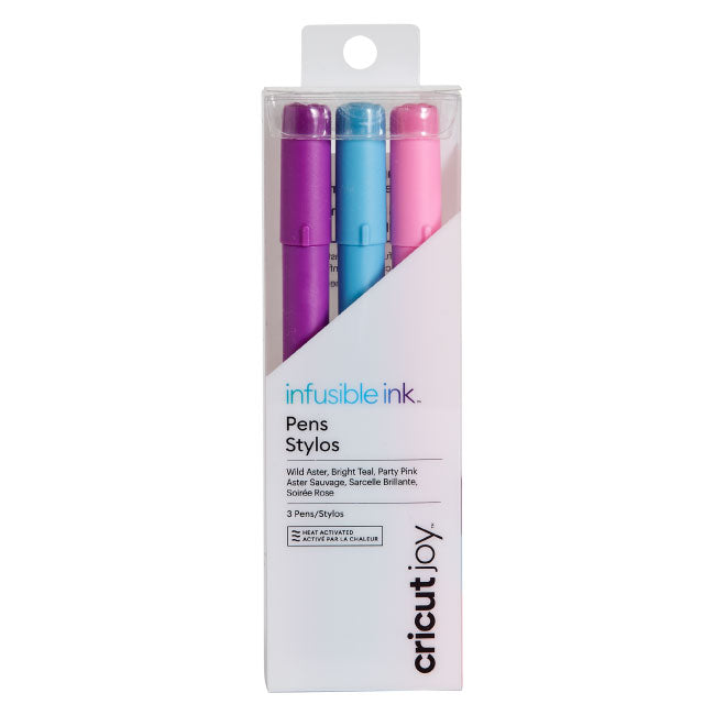Cricut Joy Infusible Ink Pens - 0.4 3 Wild Aster, Bright Teal, Party Pink