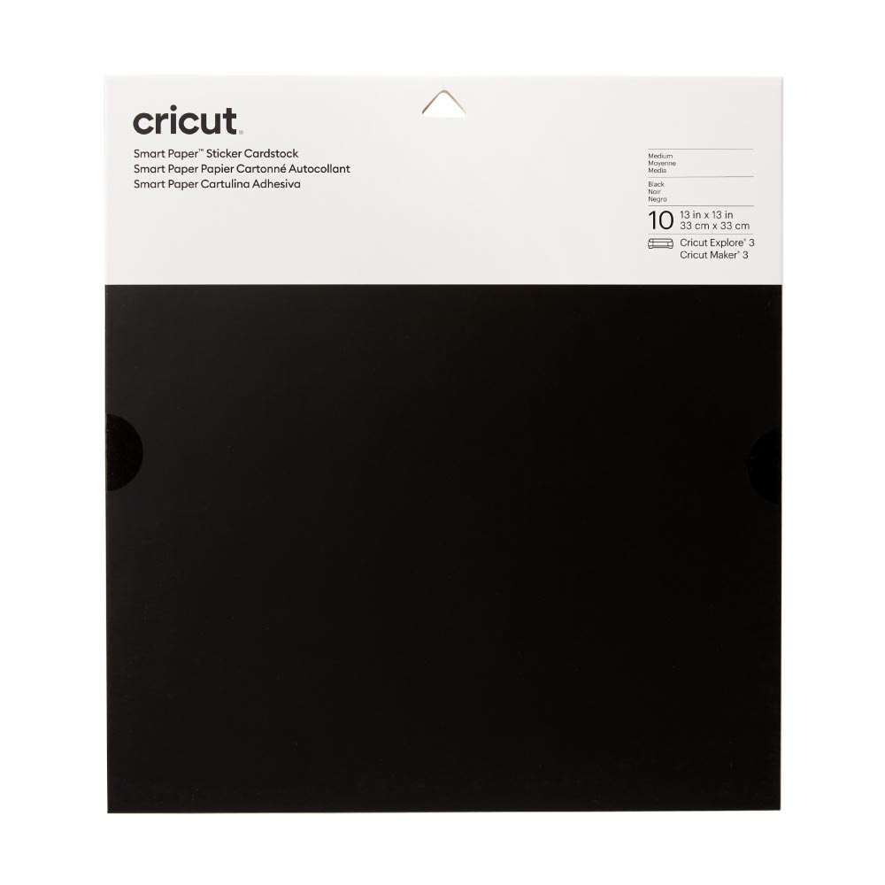 Cricut Smart Paper Sticker Cardstock, Black